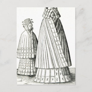Costumes van een Livonische edelvrouw Briefkaart