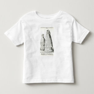 Costumes van een Livonische edelvrouw Kinder Shirts