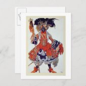 Costuum design for The Queen's Guard, van Sleepin Briefkaart (Voorkant / Achterkant)