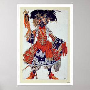 Costuum design for The Queen's Guard, van Sleepin Poster