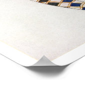 Costuum design voor Harlequin, van slapende schoon Poster (Hoek)