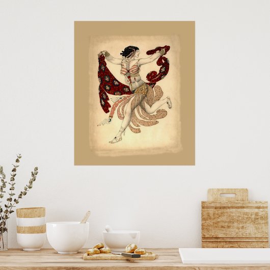 Costuum for Cleopatra Ballet ~ 1909, ingediend doo Poster (Keuken)