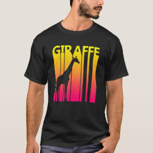 Costuum Giraffe Animal Retro T-shirt