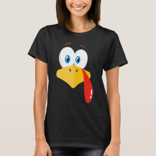 Costuum Thanksgiving Turkije Face Pilgrim T-shirt