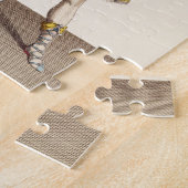 Costuum voor Apollo in de opera "Phaethon", engrav Legpuzzel (Zijkant)