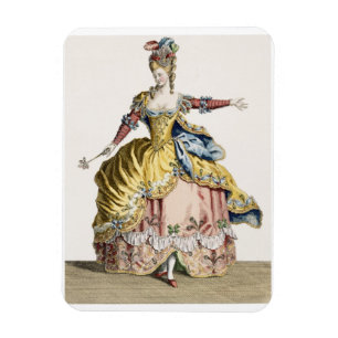 Costuum voor de koningin van de Sylphs in de balle Magneet