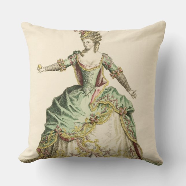 Costuum voor Venus in verscheidene opera's, gegrav Kussen (Voorkant)