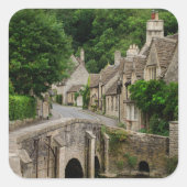 Costwolds stad Castle Combe sticker (Voorkant)