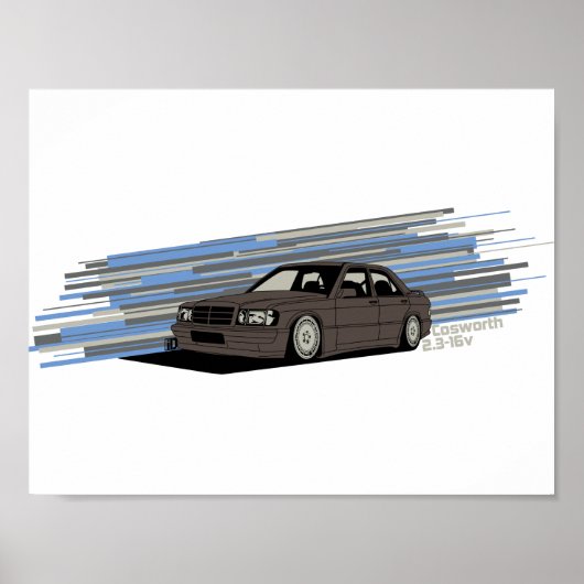 Cosworth Poster: 2,3-16 V Poster (Voorkant)