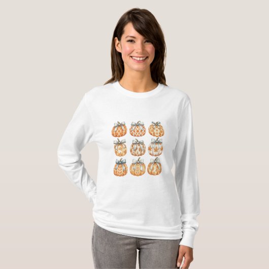 Cosy Autumn Pumpkin T-shirt (Voorkant volledig)