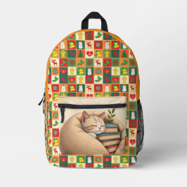 Cosy Cat Patchwork Terug naar school Rugzak