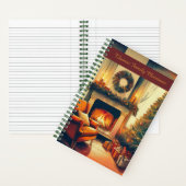 "Cosy Christmas" gepersonaliseerd kerstjournaal Notitieboek (Binnen)