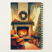 "Cosy Christmas" gepersonaliseerd kerstjournaal Notitieboek (Achterkant)