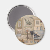 Cosy Corner (door Carl Larsson) Magneet (Voorkant / Achterkant)
