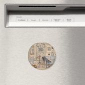 Cosy Corner (door Carl Larsson) Magneet (Insitu (Vaatwasser))