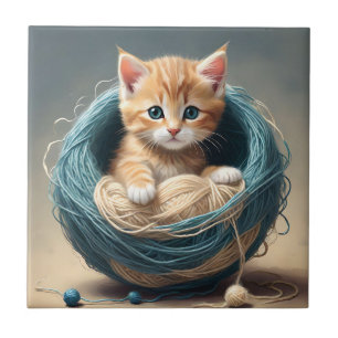 Cosy Cuddles: de wollige retraite van de kitten Tegeltje