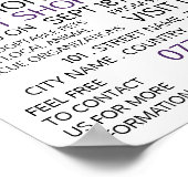 Cosy Dog, Pet Adoption Event Advertising Poster (Hoek)