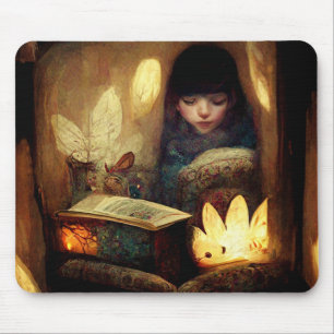 Cosy Fairy Book Nook Muismat