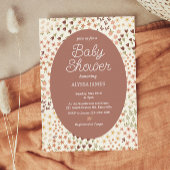 Cosy Flowers Baby shower Kaart