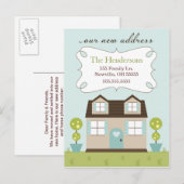 Cosy Little Home Verhuisaankondigingen Aankondigingskaart (Voorkant / Achterkant)