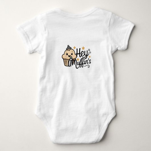 Cosy Up Your Cutie met onze Muffin-geïnspireerde B Romper (Achterkant)