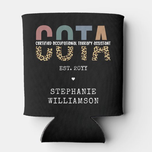 COTA Certified Occupational Therapy Assistant Blikjeskoeler (Achterkant)