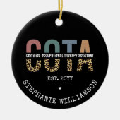 COTA Certified Occupational Therapy Assistant Keramisch Ornament (Voorkant)