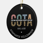 COTA Certified Occupational Therapy Assistant Keramisch Ornament (Links)