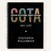 COTA Certified Occupational Therapy Assistant Notitieboek (Voorkant)