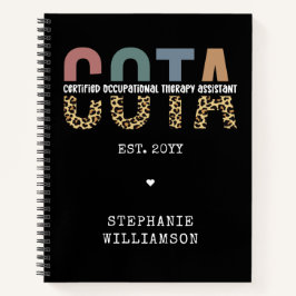 COTA Certified Occupational Therapy Assistant Notitieboek