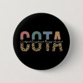COTA Certified Occupational Therapy Assistant Ronde Button 5,7 Cm (Voorkant)