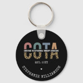 COTA Certified Occupational Therapy Assistant Sleutelhanger (Voorkant)