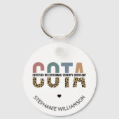 COTA Certified Occupational Therapy Assistant Sleutelhanger (Voorkant)