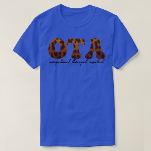 COTA Certified Occupational Therapy Assistant T-shirt (Design voorkant)
