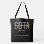 COTA Certified Occupational Therapy Assistant Tote Bag (Voorkant)