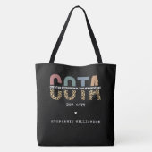 COTA Certified Occupational Therapy Assistant Tote Bag (Achterkant)