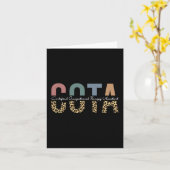 COTA Gecertificeerd Ergotherapie Assistent Kaart (Gele Bloem)