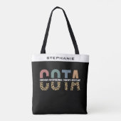 COTA Gecertificeerd Ergotherapie Assistent Tote Bag (Achterkant)