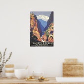 Côte d'Azur Art France Travel Poster French Rivier (Keuken)