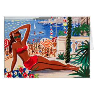 Cote D'Azur Beach Girl