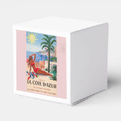  Cote D'Azur Beach Girl Bedankdoosjes (Achterkant)