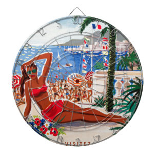 Cote D'Azur Beach Girl Dartbord