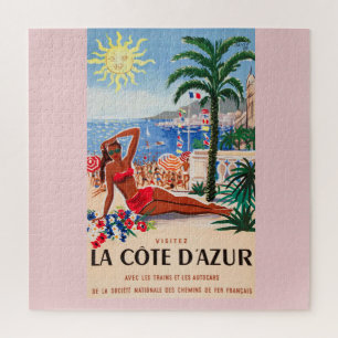  Cote D'Azur Beach Girl Legpuzzel