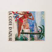  Cote D'Azur Beach Girl Legpuzzel (Horizontaal)