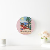  Cote D'Azur Beach Girl Ronde Klok (Huis)