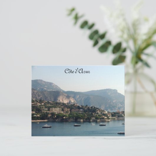 Côte d'Azur Briefkaart (Staand voorkant)