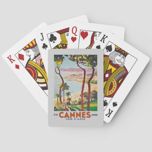  Cote d'Azur Cannes Pokerkaarten (Achterkant)
