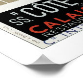 Cote D'Azur Channel Ferry Poster (Hoek)