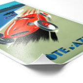  Cote d'Azur, Frans Riviera Racing Travel P Foto Afdruk (Hoek)