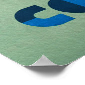 Cote d'Azur, Franse Rivera — Racing Poste Poster (Hoek)